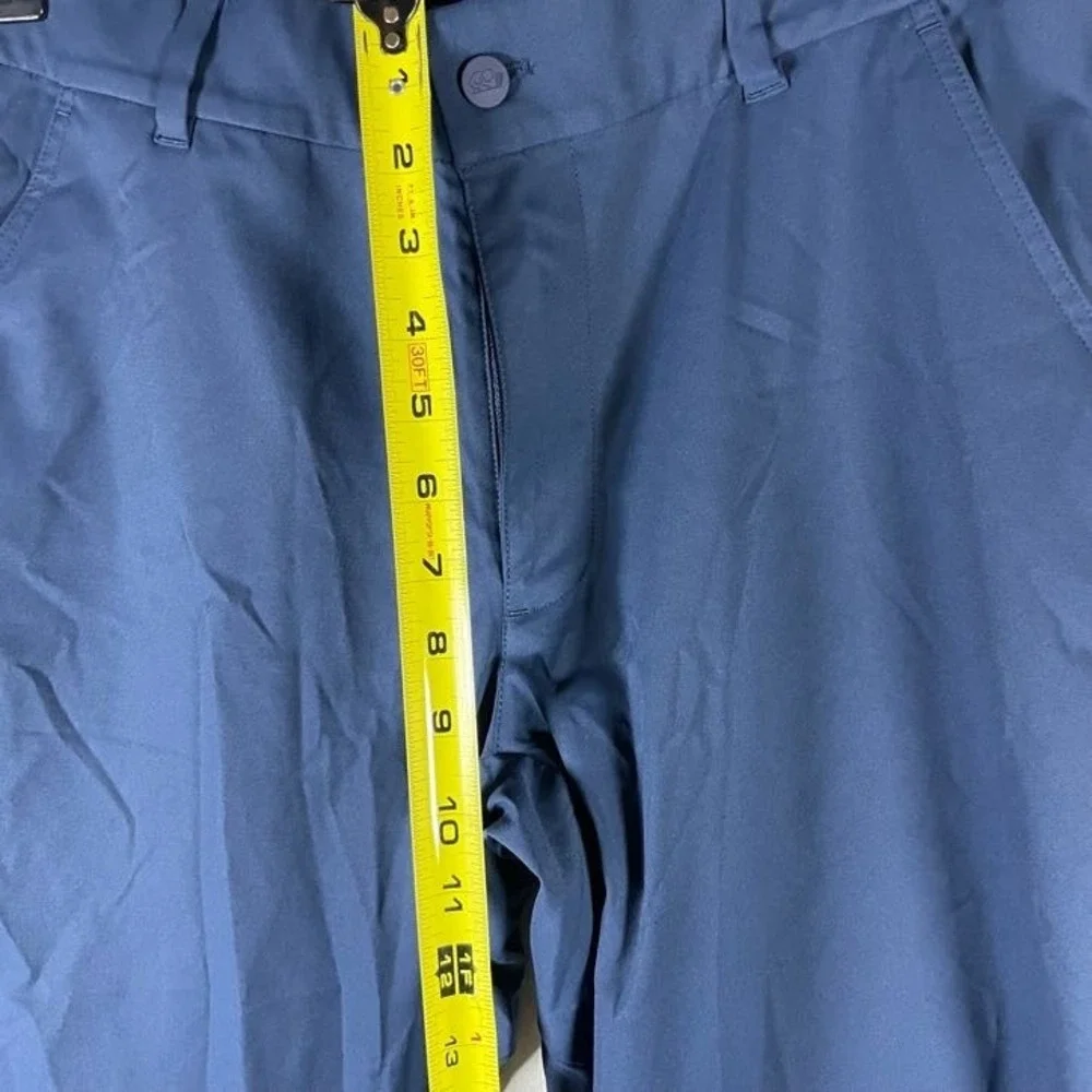 Good Good Golf Mens Performance Club Golf Pants Blue Stretch Tapered‎ - Size 32